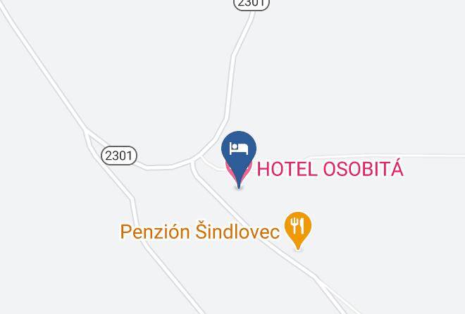 Tvrdosin - Hotel Osobita Maps