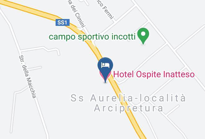 Viterbo - Hotel Ospite Inatteso Maps