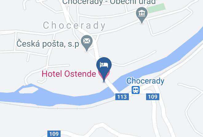 Benesov - Hotel Ostende Maps