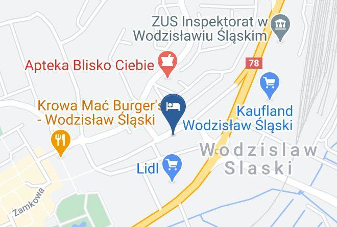 Wodzislawski - Hotel Ostrawa Maps