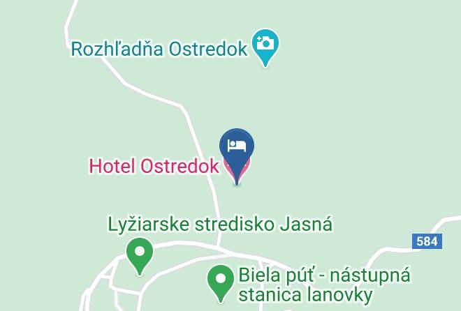 Liptovsky Mikulas - Hotel Ostredok Maps
