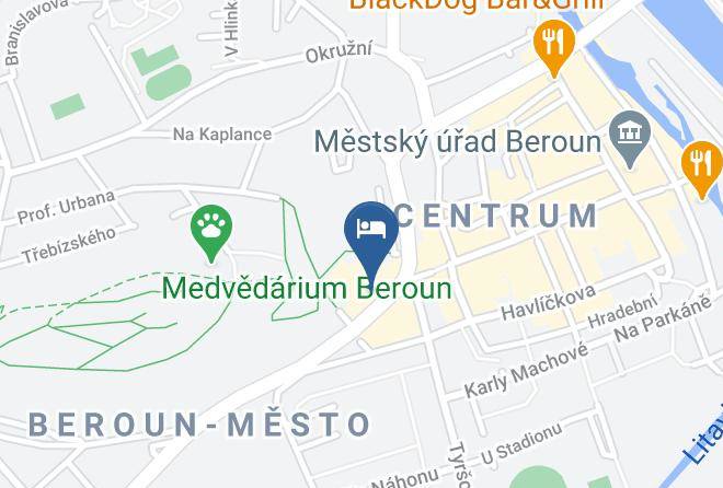 Beroun - Hotel Ostruvek Maps