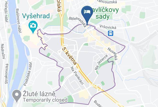 Prague - Hotel Ostruvek Maps