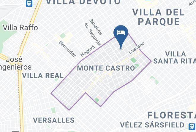 Monte Castro - Hotel Otello Maps