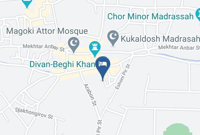 Bukhara - Hotel Otkirbek Maps