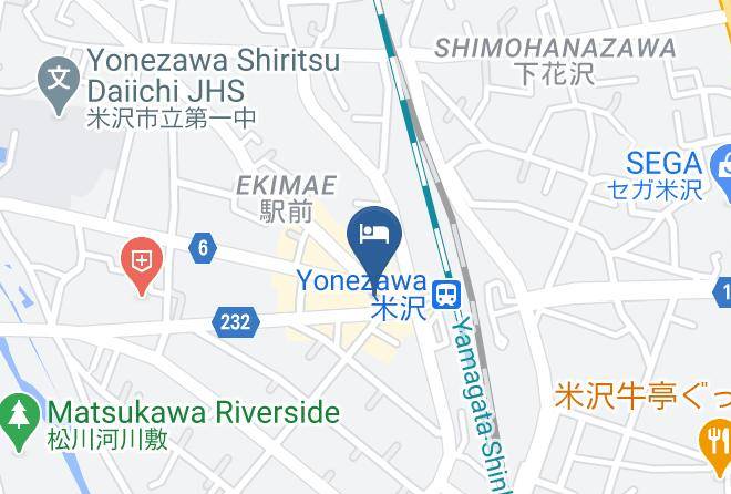 Yonezawa City - Hotel Otowa Maps
