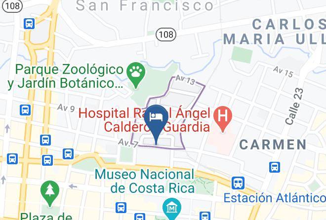 San Jose - Hotel Otoya 1907 Maps