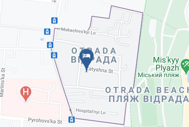 Odesa - Hotel Otrada Maps