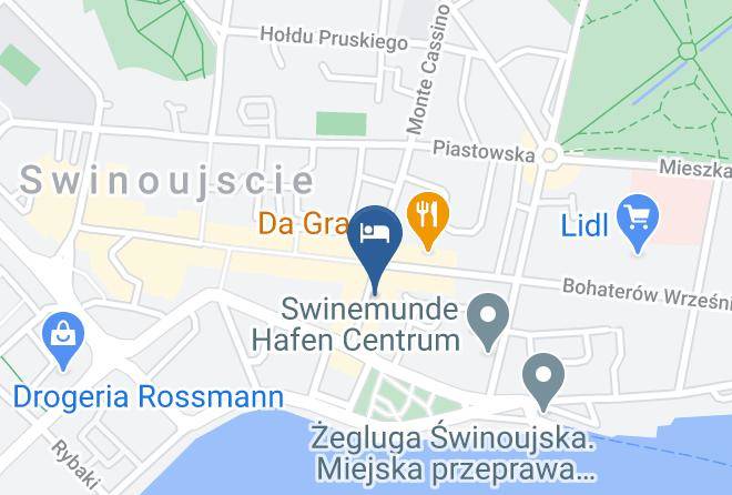 Swinoujscie - Hotel Ottaviano Maps