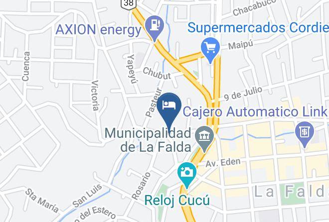 Punilla Department - Hotel Otto Calace Maps