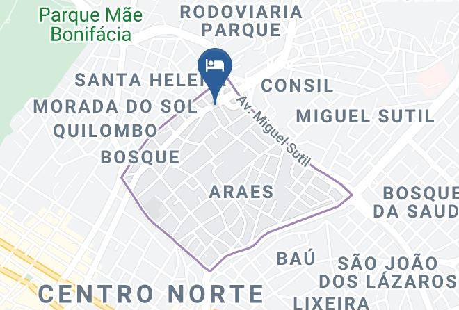Cuiaba - Hotel Ouro Branco Maps