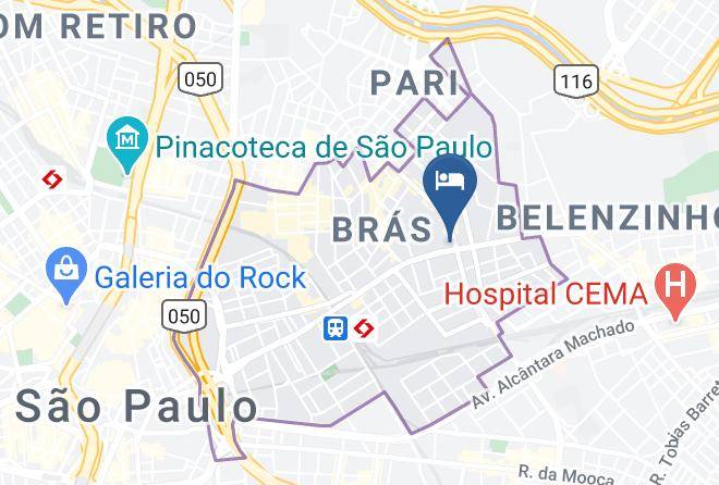 Sao Paulo Bras - Hotel Ouro Fino Maps