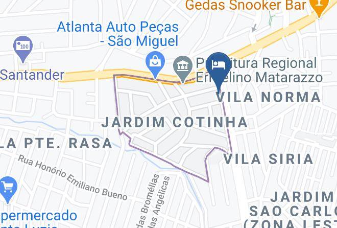 Sao Paulo Ponte Rasa - Hotel Ouro Leste Maps