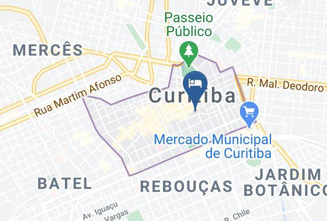 Curitiba - Hotel Ouro Preto Maps