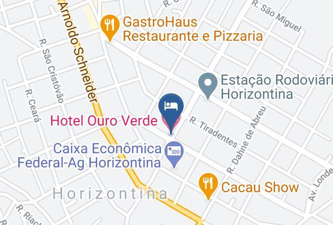 Horizontina - Hotel Ouro Verde Maps