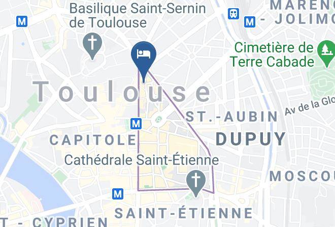 Haute Garonne - Hotel Ours Blanc Victor Hugo Maps