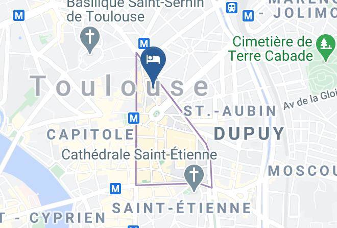 Haute Garonne - Hotel Ours Blanc Centre Maps