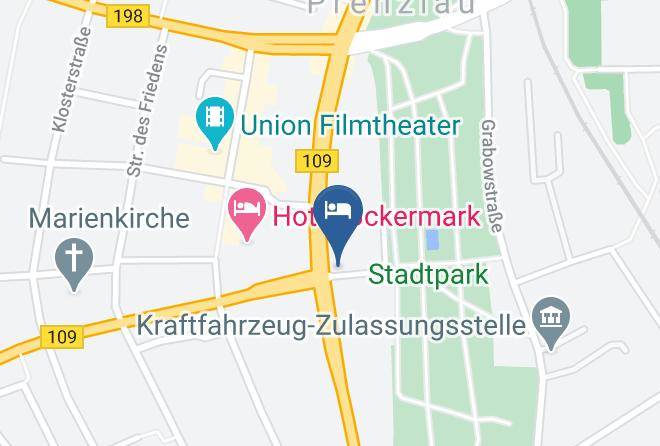 Uckermark - Hotel Overdiek Und Ovi's Pub Maps