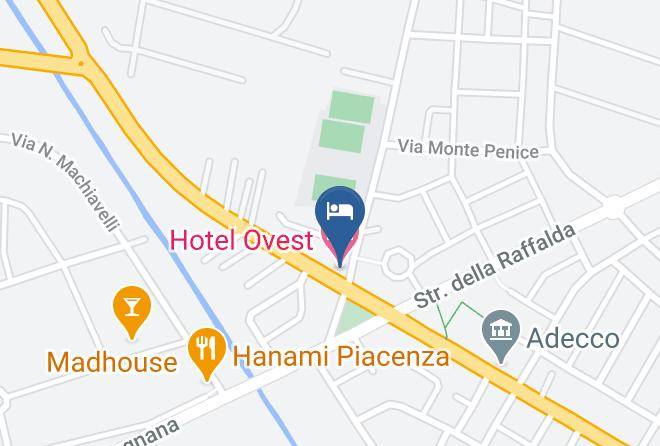 Piacenza - Hotel Ovest Maps