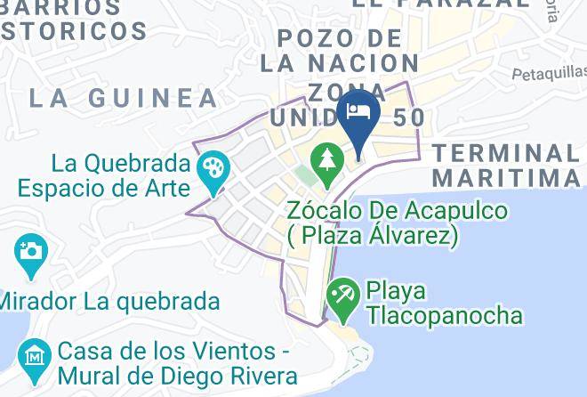 Acapulco De Juarez - Hotel Oviedo Acapulco Maps