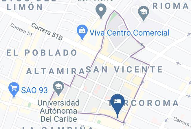 Barranquilla - Hotel Oxford Barranquilla Maps