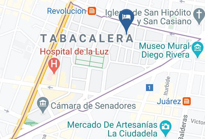 Cuauhtemoc - Hotel Oxford Maps