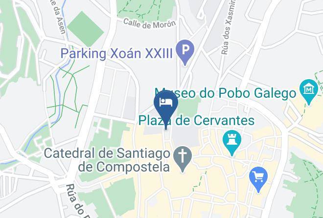 Hotel Santiago De Compostela Oxford Suites Map