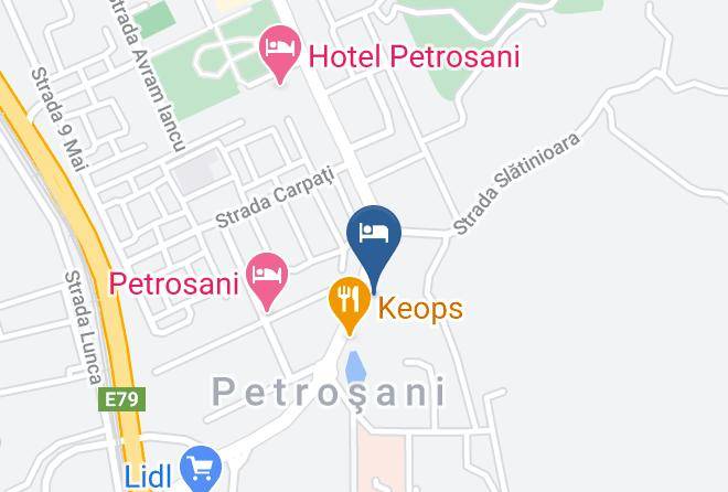 Petrosani - Hotel Oxigen Petrosani Maps