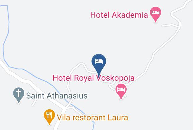 Korce - Hotel Oxygen Maps