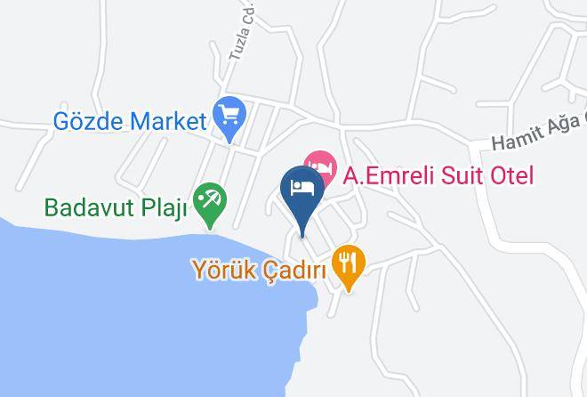 Ayvalik - Hotel Ozak Maps
