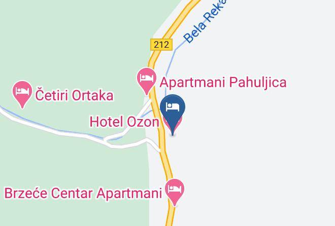 Rasinski - Hotel Ozon Maps