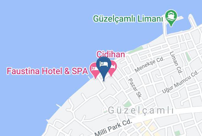 Guzelcamli - Oz Guzelcamli Hotel Maps