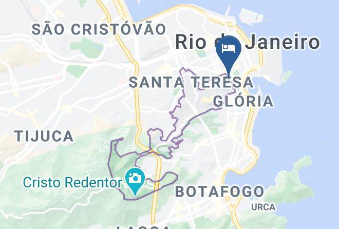Rio De Janeiro Centro - Hotel P Solteiros J Silva Maps