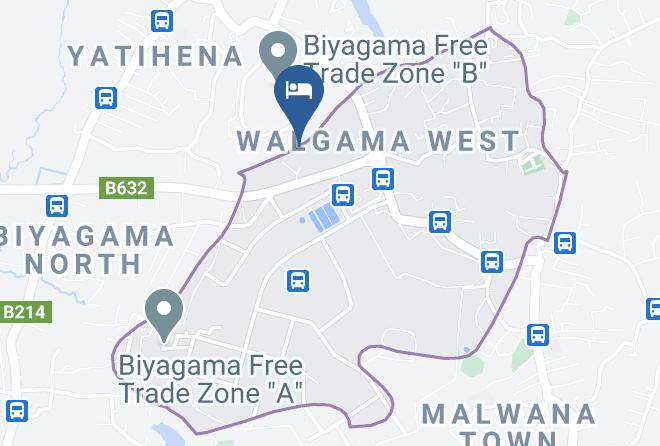 Hotel P T Gardens Map