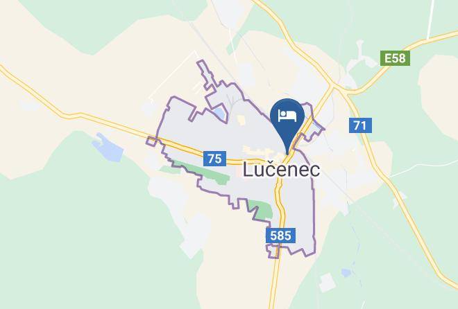Lucenec - Hotel P7 Maps