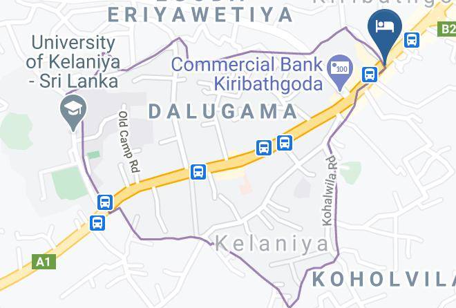 Colombo - Hotel Pabasara Maps