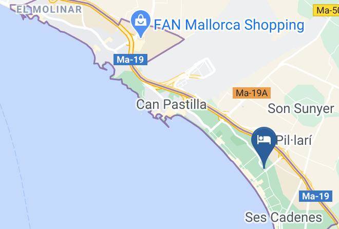Baleares - Hotel Pabisa Chico Maps