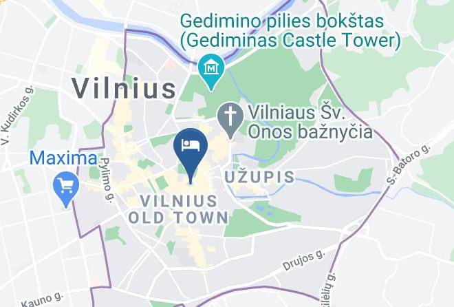 Vilnius - Hotel Pacai Maps