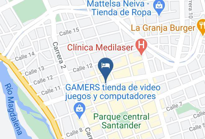 Neiva - Hotel Pacande Maps