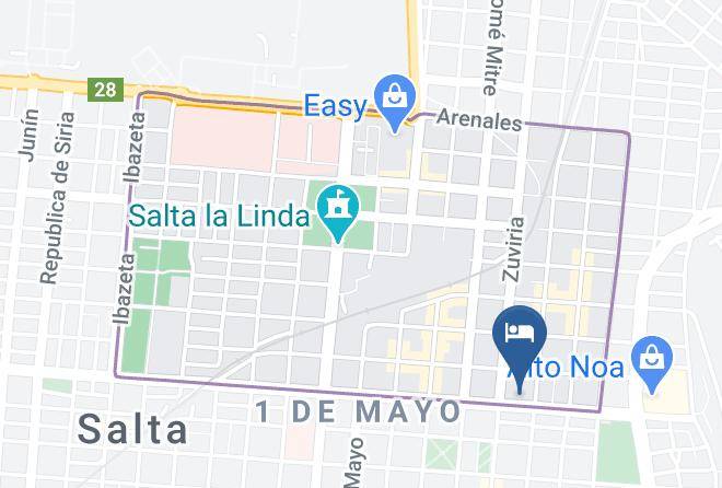 Salta - Hotel Pacha Anexo Maps