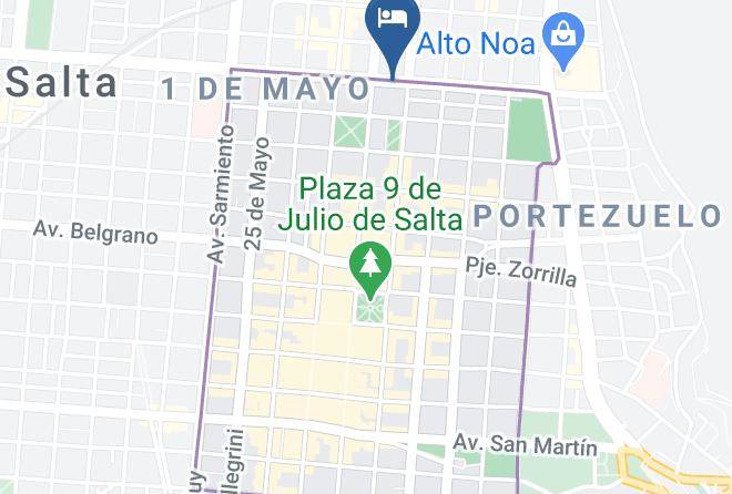 Salta - Hotel Pacha Salta Maps