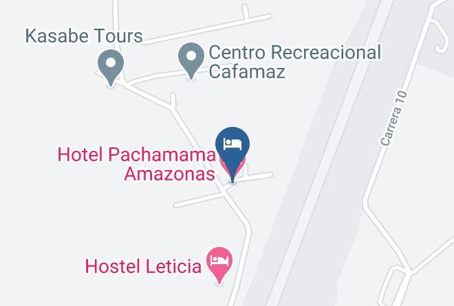 Leticia - Hotel Pachamama Amazonas Maps