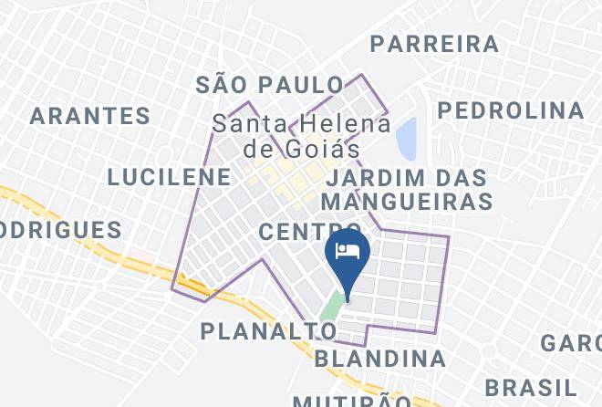 Santa Helena De Goias - Hotel Pacheco Maps