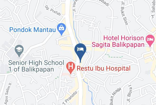Balikpapan - Hotel Pacific Balikpapan Maps