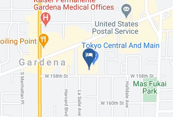 Hotel Pacific Garden Map