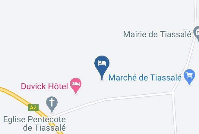 Hotel Pacific Hotel De Tiassale Map - Lagunes - Tiassale