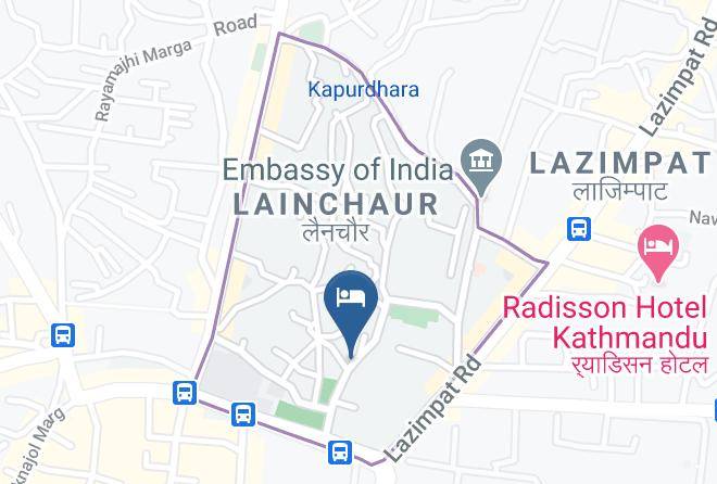 Kathmandu - Hotel Pacific Maps