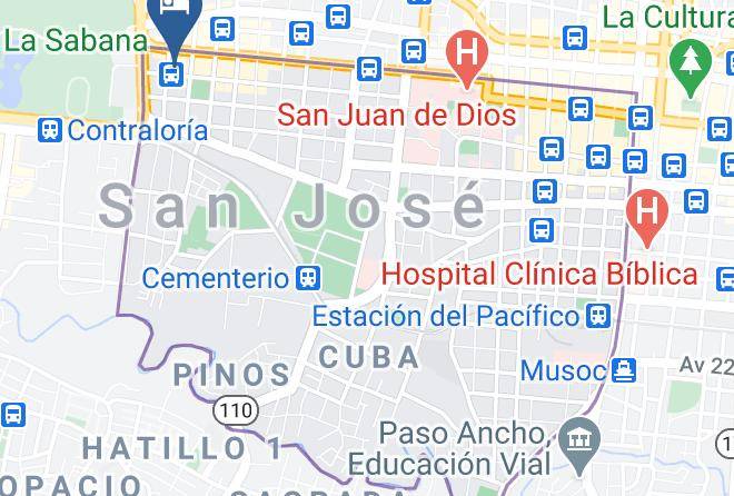 San Jose - Hotel Pacific San Jose Maps