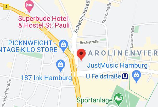 Stadt Hamburg - Hotel Pacific Maps