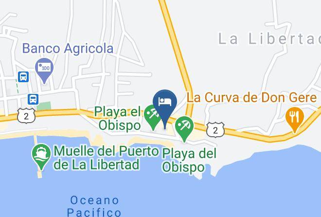 La Libertad - Hotel Pacific Sunrise Maps